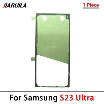 Adesivo adesivo Custodia posteriore Copribatteria Nastro impermeabile per Samsung S20 S21 FE S23 S22 Plus Ultra S23Ultra S21 Plus