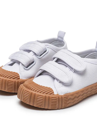 Toddler Shoes for Girls Boys Canvas Shoes with Soft Sole Non-Slip Letters Children Casual Shoes Kids Tenis Breathable Versatile Sneakers