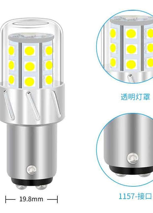 High Power 1157 3030 LED 25SMD Brake Light for Cars High Brightness Anti-Tailgating Red LED Tail LampExclusive for cross-border