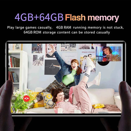 Tablet Android 13 Globale BDF 2025, 4GB+64GB, Schermo Touch HD, Dual SIM, WIFI, Batteria 6000mAh, Octa Core