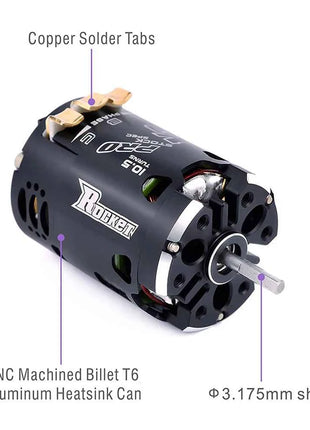 Hobbywing QUICRUN 10BL120 120A ESC w/Rocket 540 V3 4.5T  Motor Sensored Brushless Combo for Competition 1/10 1/12 F1 RC Car