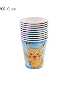 Forniture per decorazioni per feste di compleanno a tema Pokemon Cartoon Pokemon Go Stoviglie Tazze Piatti Palloncino Pikachu per bomboniere per baby shower