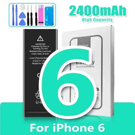 XDOU 2026 NEW Battery For iPhone 7 8 6S 6 Plus X XR 11 11Pro Xs Max High Capacity Phone Bateria + Free Tools