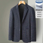 Blazer Uomo Slim Fit a Quadri - Stile British Cerimonia 2025