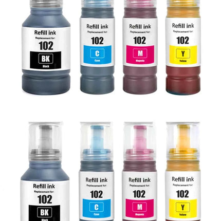 epson 102 ink compatible for ECOTANK ET-2700 ET-2850 ET-3700 ET-4750 ET-15000