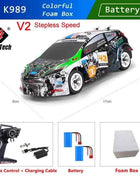 WLtoys K989 1:28 4WD 2.4G Mini RC Racing Car High Speed Off-Road Remote Control Drift Toys Alloy Vehicle for Children Kids Gift