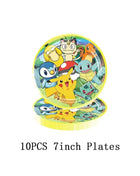 Forniture per decorazioni per feste di compleanno a tema Pokemon Cartoon Pokemon Go Stoviglie Tazze Piatti Palloncino Pikachu per bomboniere per baby shower