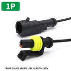 5/20/100sets HID Waterproof Connectors 1/2/3/4/5/6 Pin Car Electrical Wire Connector Plug Truck Harness with 15CM Wire Cable