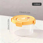 WORTHBUY Pasta Storage Box With Handle Moisture-Proof Plastic Noodles Sealed Can Spaghetti Storage Container Kitchen Organizer