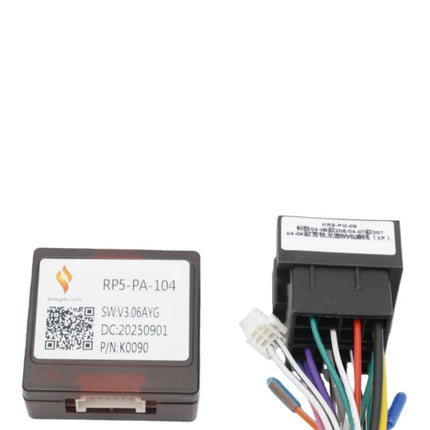 Adattatore cablaggio auto a 16 pin con decoder CANBUS per Peugeot 206 207 307 autoradio Android 2 Din GPS RP5-PA-104