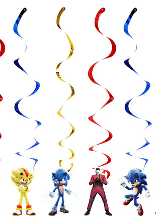 Nuovo Set Decorazioni per Festa di Compleanno a Tema Riccio Blu: Palloncini, Piatti, Bicchieri, Decorazione per Torta per Baby Shower e Regali per Bambini
