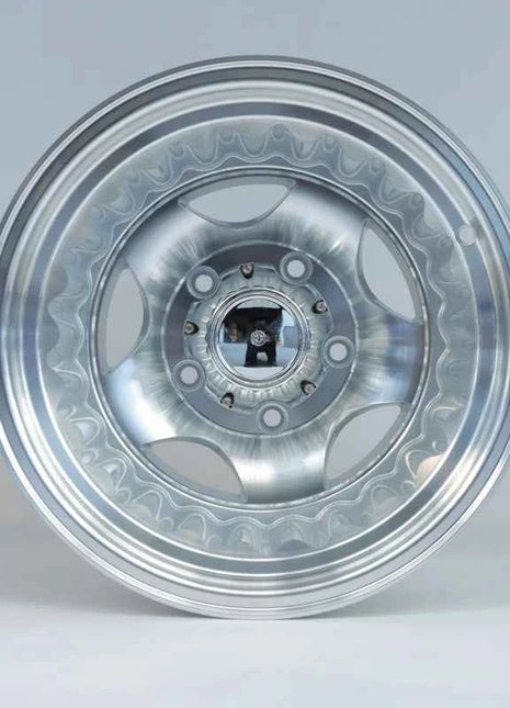 Cerchi in Lega Profondi Argento Bronzo Lucidato 15x10 Pollici 5x139.7 6x139.7 Ruote Personalizzate in Lega di Alluminio per Camion 4x4