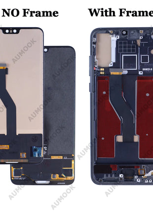 Display LCD AMOLED con Touch Screen Digitizer per Huawei P20 Pro, Ricambio per HUAWEI P20 Pro CLT-L29C L29 L09 AL01 TL01