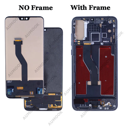 Display LCD AMOLED con Touch Screen Digitizer per Huawei P20 Pro, Ricambio per HUAWEI P20 Pro CLT-L29C L29 L09 AL01 TL01