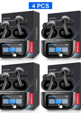 Original Thinkplus Wireless Bluetooth Earphones ANC Noise Reduction Earbuds HD Mic Call Gamer Headsets LED Touch Screen Control