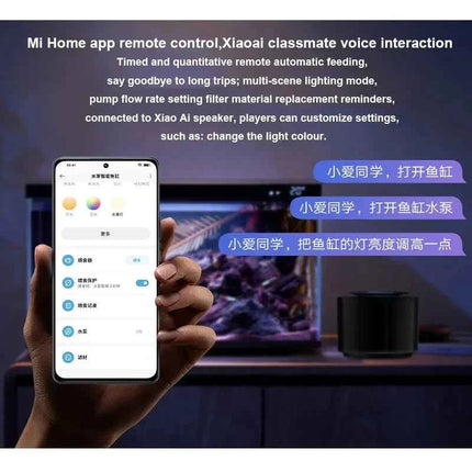 Mijia Smart Fish Tank MYG100 Work With Mijia APP Mobile Controlled Remote Feeding Smart Lighting System Light Aquarium 20L