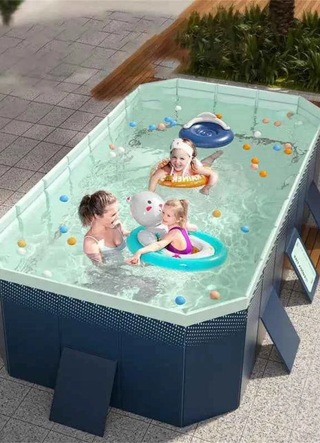 Vasca da bagno Non gonfiabile vasca da bagno pieghevole per esterni piscina pieghevole per interni per feste estive per bambini in famiglia