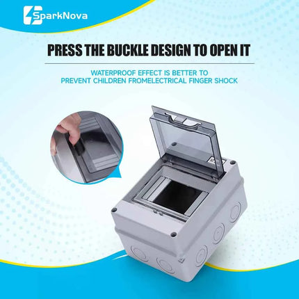 IP65 Waterproof Distribution Box  2/3/5/8/12/15/18/24WAY ABS Plastic Electrical Enclosure HT Series Junction Box