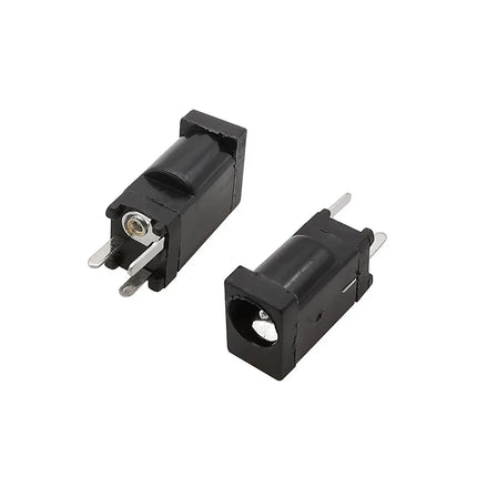 5/10/20/50 pz DC002F DC-002D 3.5x1.3mm presa femmina di alimentazione cc 3.5*1.3mm connettore DC-002F DC002D 180 ° verticale