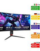 KTC 34 Inch Ultrawide Monitor, 165Hz WQHD 3440X1440 Curved Gaming Monitor, 1500R PC Monitor, HDR, FreeSync & G-Sync HDMI H34S18S