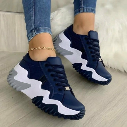Sneakers Donna Estate Canvas Suola Alta - Scarpe Casual Comode