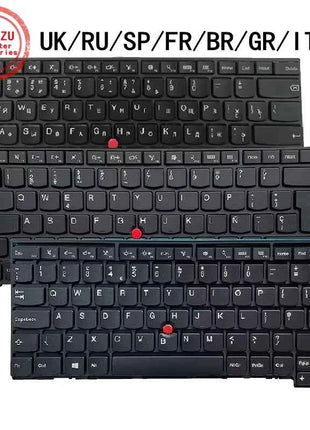 UK/RU/SP/FR/BR/GR/IT/TR Laptop Keyboard For Lenovo Thinkpad E431 E440 L440 L450 L460 L470 T431S T440 T440P T440S T450 T450S T460