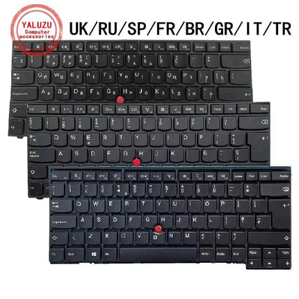 UK/RU/SP/FR/BR/GR/IT/TR Laptop Keyboard For Lenovo Thinkpad E431 E440 L440 L450 L460 L470 T431S T440 T440P T440S T450 T450S T460