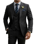 Abito Uomo 3 Pezzi Doppio Petto Slim Fit - Tuxedo Matrimonio e Gala