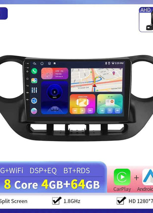 Camecho 6+128G Car Radio Wireless CarPlay Android Auto For Hyundai I10 2014-2017 Car Intelligent Systems GPS Stereo 4G WiFi RDS