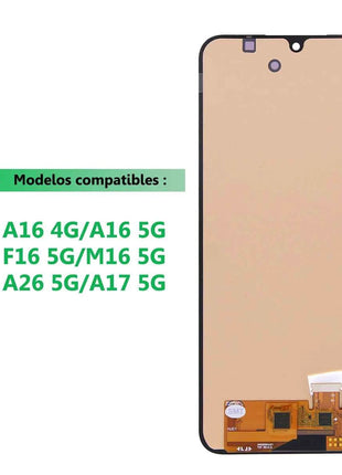AMOLED A16 Display For Samsung A16 4G A165F LCD Display Touch Screen Digitizer For Samsung A16 5G A166 SM-A166B LCD 100% Test