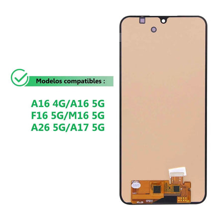 AMOLED A16 Display For Samsung A16 4G A165F LCD Display Touch Screen Digitizer For Samsung A16 5G A166 SM-A166B LCD 100% Test