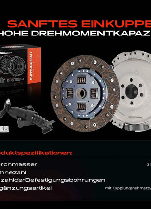 Kit Frizione Frankberg 1x per VW Golf IV Bora 1J2 Seat Leon 1M1 1.6L 2000-2006 1J0721261A
