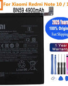 New 100% Original Battery For Xiaomi MI Redmi Note K20 K30 Pro 5 7 8 9 9S 9T 10 10X 10T 10X 11T 11 Ultra 11T POCO X3 F2 4X Pro