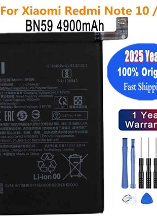 New 100% Original Battery For Xiaomi MI Redmi Note K20 K30 Pro 5 7 8 9 9S 9T 10 10X 10T 10X 11T 11 Ultra 11T POCO X3 F2 4X Pro