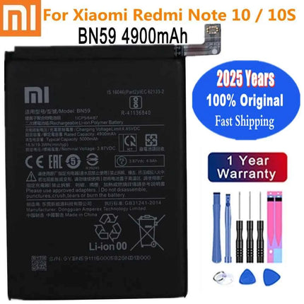 New 100% Original Battery For Xiaomi MI Redmi Note K20 K30 Pro 5 7 8 9 9S 9T 10 10X 10T 10X 11T 11 Ultra 11T POCO X3 F2 4X Pro