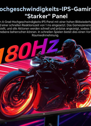 KTC 24 Inch Gaming Monitor 180Hz - 2K 1440P Computer Monitors, Fast IPS Monitor with HDR 400, Adaptive Sync, Up to 185Hz H24T7
