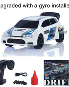 Gifts 1/43 RC Drift Car with Gyro Upgraded Ver 2.4G Remote Control Mini Drift Race Car 4WD Radio Control RC Toys Traffic Cones