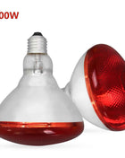 Day Night Infrared Heat Lamp 100W/150W/200W/250W/275W Red Heat Lamp Bulb for Brooder Coop Chicks Snake Amphibian Pet Reptile