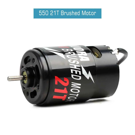 INJORA 550 Brushed Motor Waterproof 12T 21T 29T 35T 55T for 1:10 RC Crawler Axial SCX10 AXI03007 JL 90046 Slash TRX4 TRX6