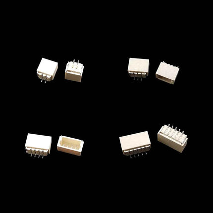 60set connettore JST SH1.0 passo 1.0mm 2P 3P 4P 5pin SMD spina maschio orizzontale alloggiamento presa femmina + terminali