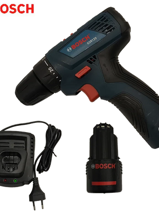 Trapano elettrico Bosch Professional GSR120-LI 12V, trapano elettrico a batteria multifunzione, utensile elettrico per casa e cacciavite