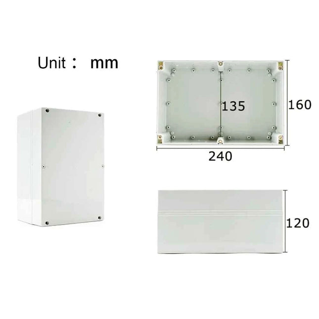 Project Junction Box for Electrical Cable Outdoor DIY Sealed IP67 Enclosure Wire Box 115x90x55mm Waterproof Electronic Cases