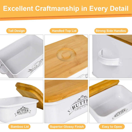 Stainless Steel Bread Box Bread Storage Bin Food Airtight Sealed Canister Coffee Flour Sugar Tea Container Kitchen Storage Box