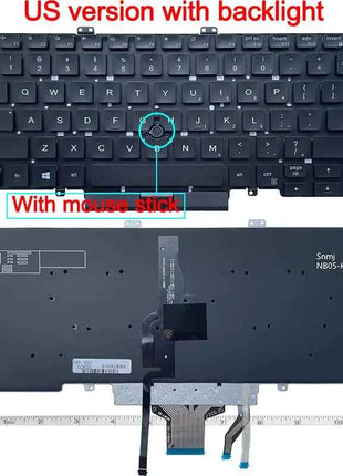 US English NEW Laptop Keyboard For DEll Latitude 3400 5400 5401 5402 5410 5411 7400 7410 P98G