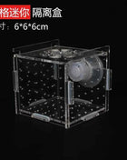 Acrylic Isolation Box Fish Tank Transparent Aquarium Small Fry Incubator Breeding Box Single Double Multi-grid Isolation Net