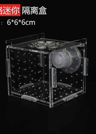 Acrylic Isolation Box Fish Tank Transparent Aquarium Small Fry Incubator Breeding Box Single Double Multi-grid Isolation Net