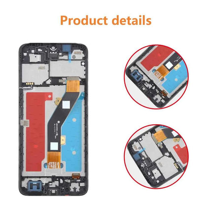 Mobile Phone Lcds For ZTE Blade A34,A54,LCD DIsplay Touch Screen Digitizer Panel With Frame Assembly Replacement Repair Parts6.6