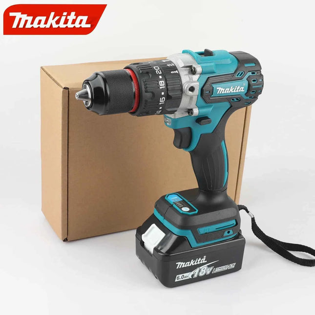 Trapano Avvitatore Makita DDF487 18V Brushless Litio a Percussione 13mm Alta Coppia Cordless