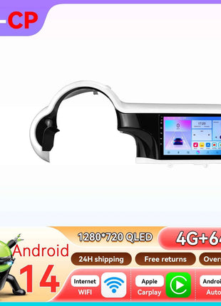 Hizpo 8Core 360Camera Android 14 Car Radio For Renault Twingo 3 Ⅲ 2014-2024 Car Multimedia GPS 4G AI Carplay By Snapdragon 6115