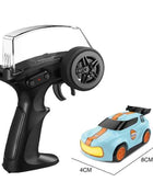 1:64 Desktop RC Drift Car 2.4G High-Speed Racing Car Four-Wheel Mini Desktop Remote Control Car Electric Toy for game party gift